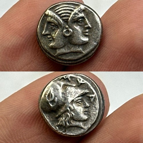 Moneta unica due - unica, greca