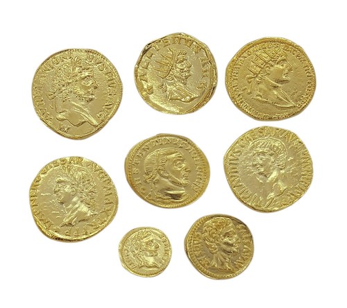 Monete romane antiche placcate - romane,