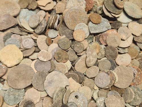 100 monete antiche - , romane