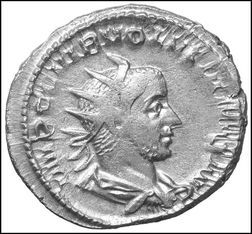 Volusiano antoniniano monete - volusiano,