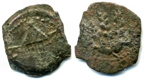 Prutah bronzo bacilewc - prutah, di