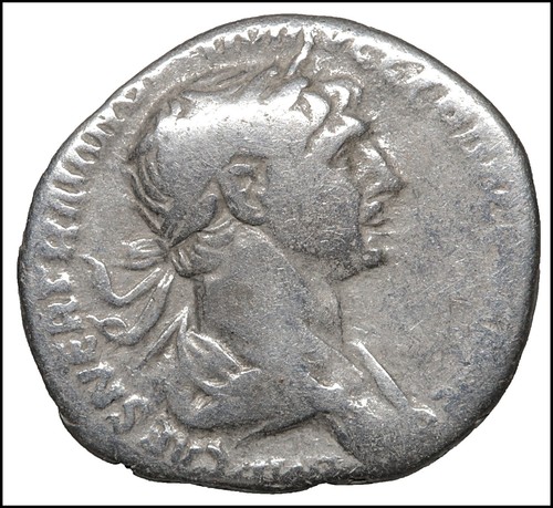 Traiano denario monete - traiano, antiche
