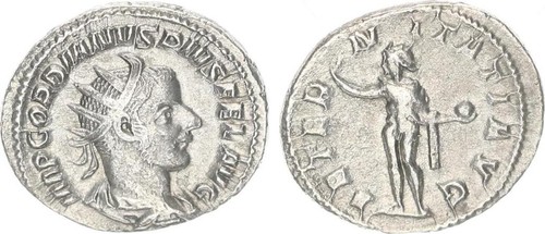 Moneta romana antica gordianus - romana,