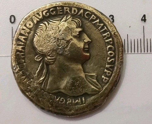 Antica moneta romana vecchia - romana,
