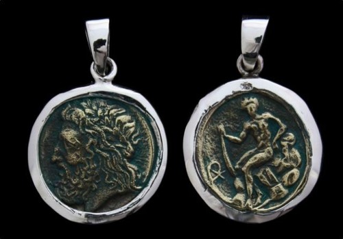 Zeus antico romani moneta - zeus,