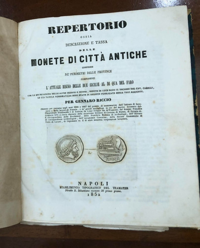 Riccio napoli 1852 - 1852, di
