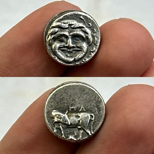 Moneta unica antica greca - unica,